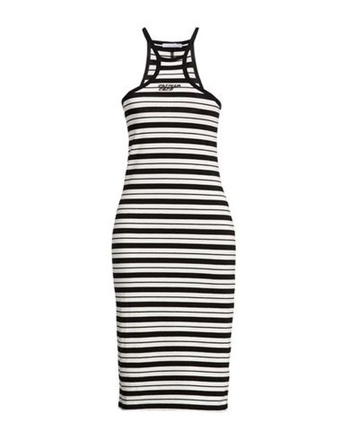 Woman Midi dress Black Size 0 Cotton, Elastane