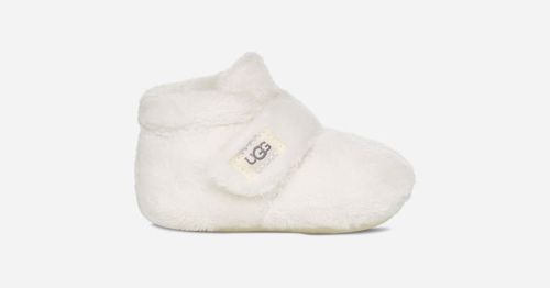 ® Infants' Bixbee Terry Cloth Bootie in White/