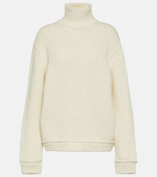 Alpaca and wool-blend sweater