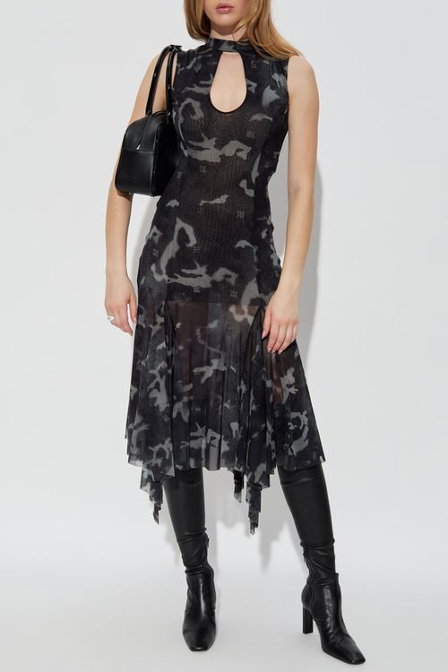 Transparent Dress, Women's, Black