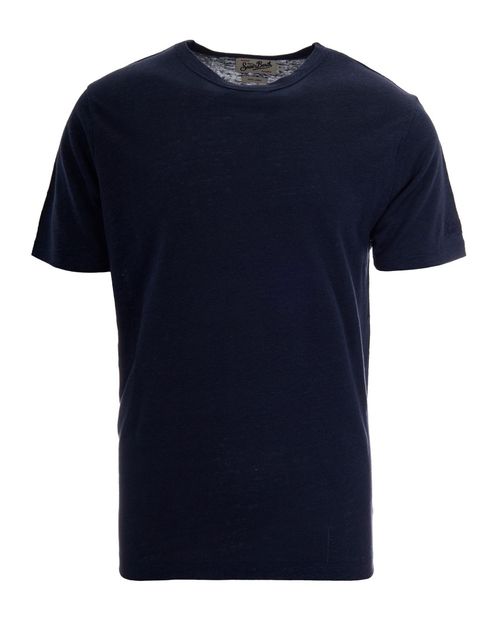 Navy Blue Solid T-Shirt