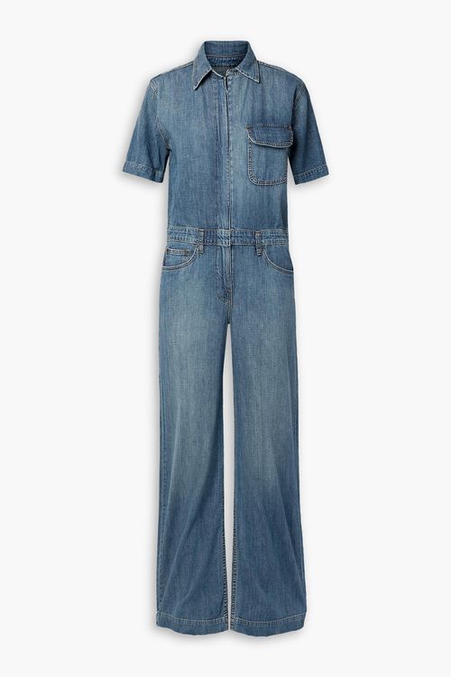 Girlfriend denim jumpsuit