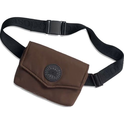 Logo-patch messenger bag