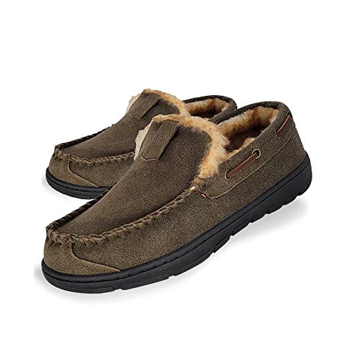 Clarks Mens Suede Venetian Moccasin Slipper LB0534