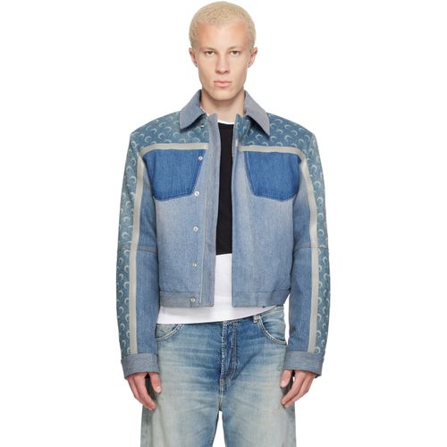 Blue Regenerated Boxy Denim Jacket