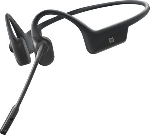 OpenComm Noise-Canceling Bone Conduction Stereo Bluetooth Headset - Black