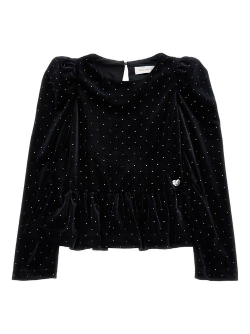 Polka-dot shirt - Black