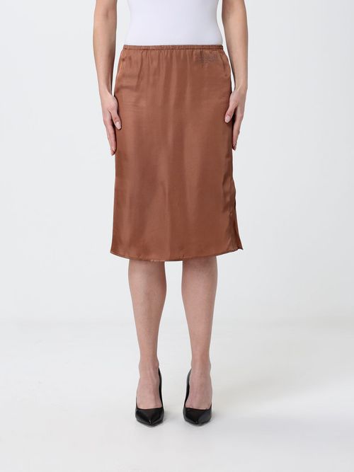 Skirt Woman color Brown