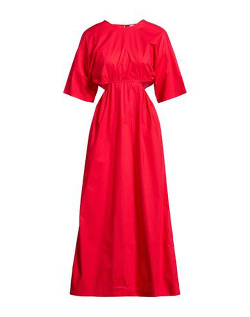 Woman Midi dress Red Size XS Cotton