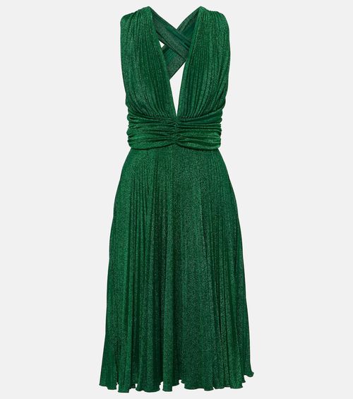 Pleated minidress