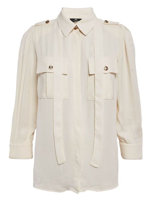 Pre-owned button-up shirt - Neutrals