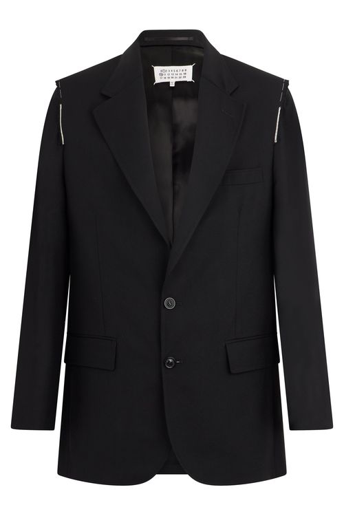 Virgin Wool Blazer — Black