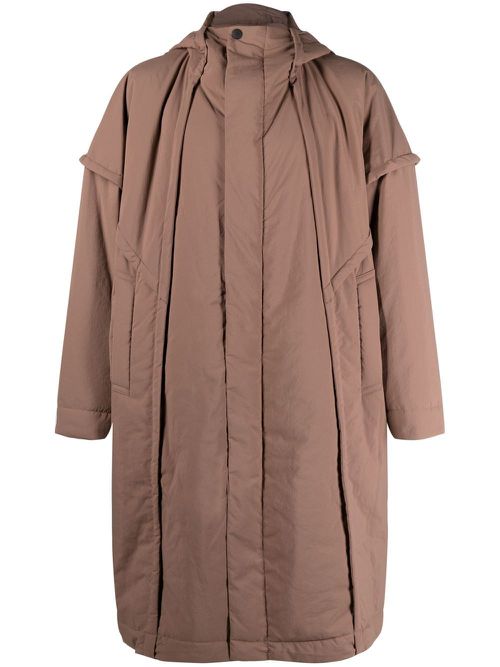 Frame hooded padded coat - Brown