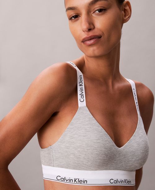 Women's Icon Cotton Lightly Lined Full Coverage Bralette QF8504 - Black