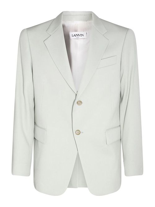 Sage virgin wool blazer