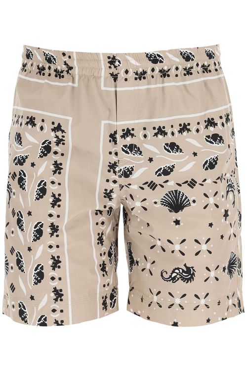 Paisley print shorts