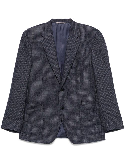Patterned blazer - Blue