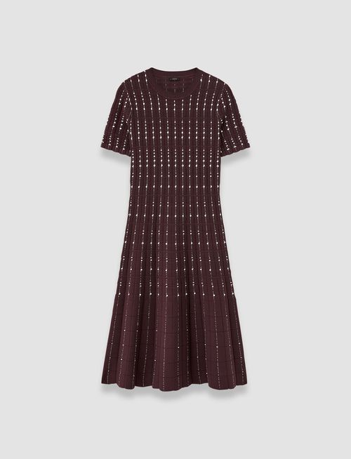 Fragmented Stripes Dress - L