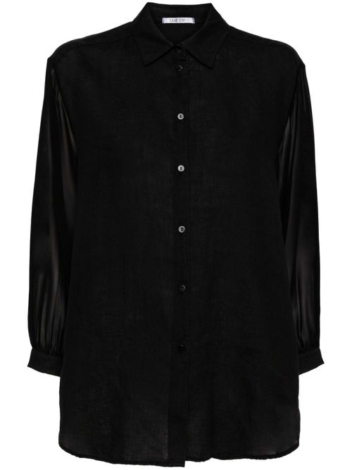 Linen shirt - Black
