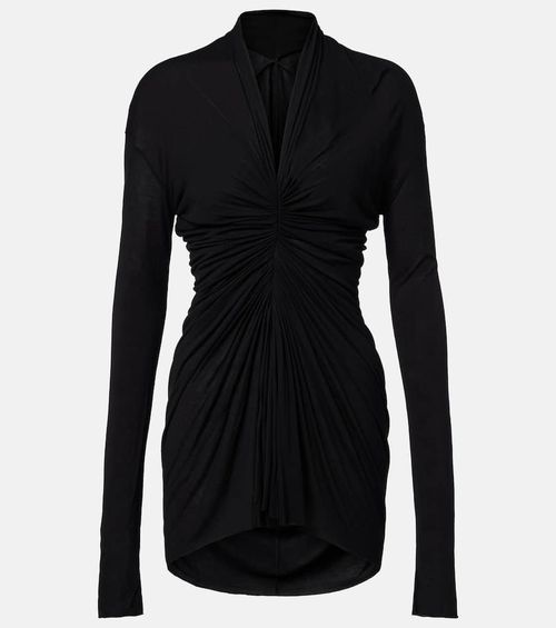 Gathered minidress