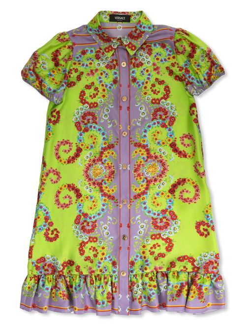 Floral-print dress - Pink