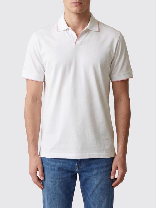Polo Shirt Men color White
