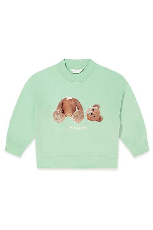 Palm Angels Kids Teddy Bear Printed Crewneck Sweatshirt