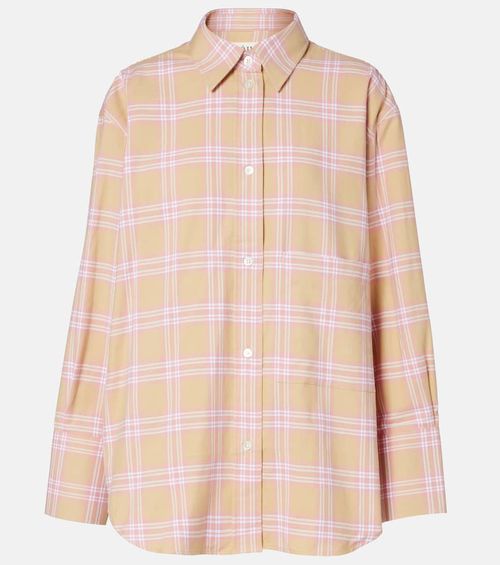 Róhe Checked cotton flannel overshirt