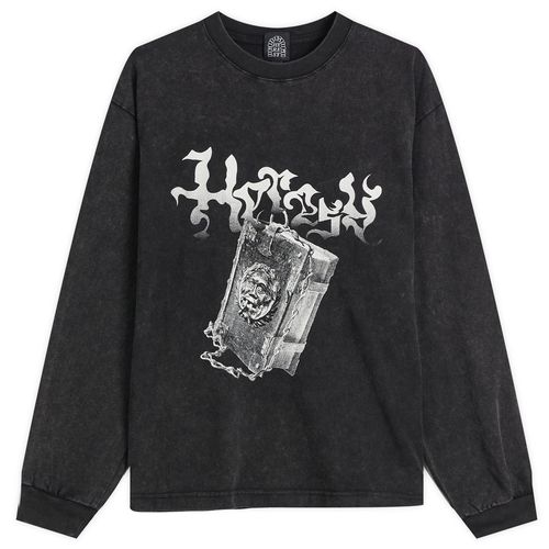 Heresy Men's Tome Longsleeve T-Shirt in Ash