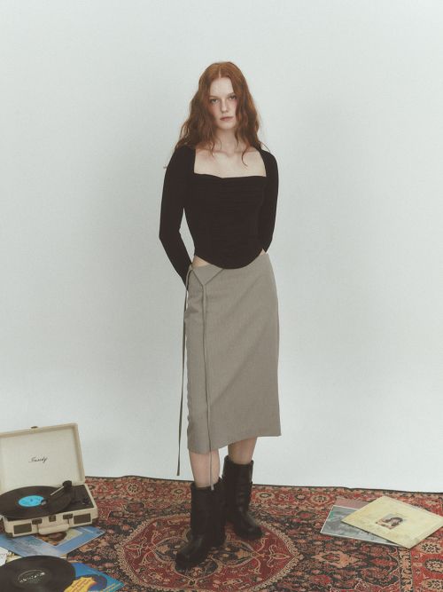 UNBALANCE FLIP SKIRT