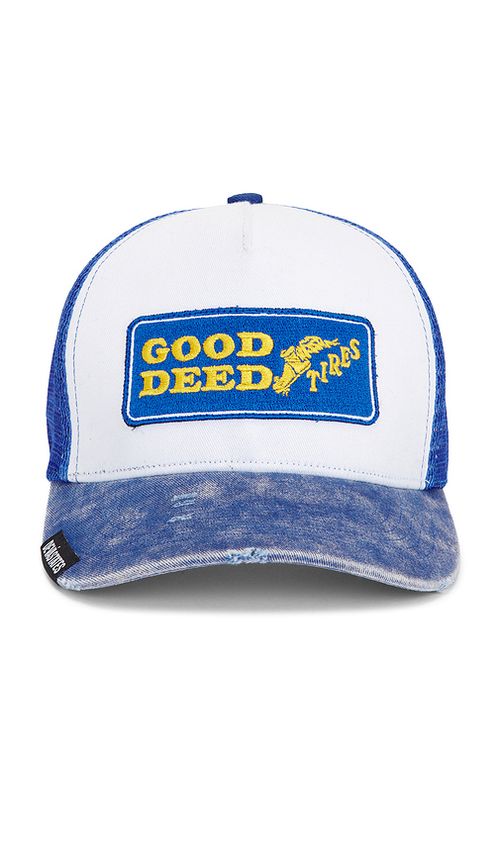 Deva States Good Deed Trucker Cap in Blue