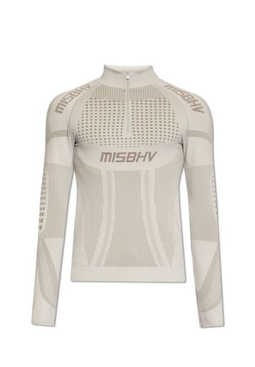 Misbhv Sport Europa Quarter-Zipped Knitted T-Shirt