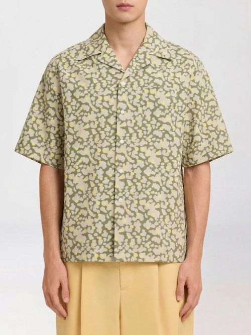 Shirt Men color Moss Green