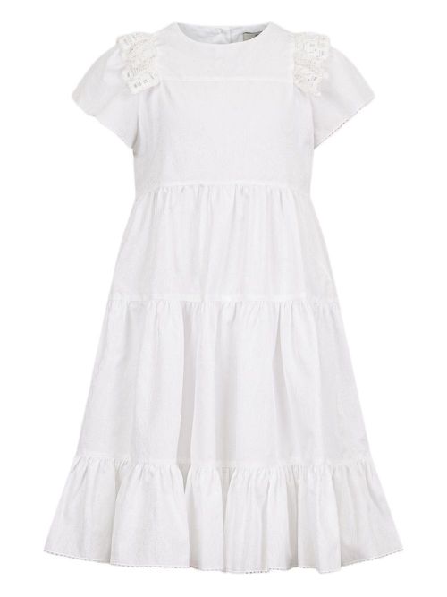 ETRO KIDS cotton dress - White