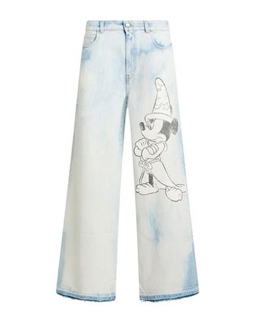 Woman Jeans Blue Size L Cotton, Elastane