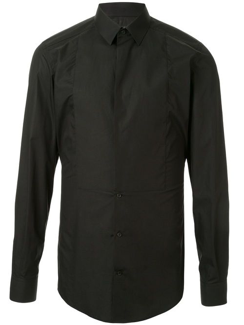 Dolce & Gabbana tuxedo slim-fit shirt - Black