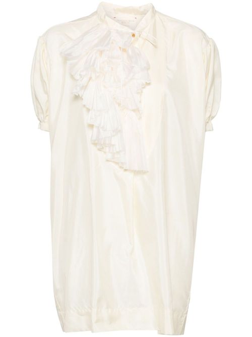 Short puff sleeves blouses - Neutrals