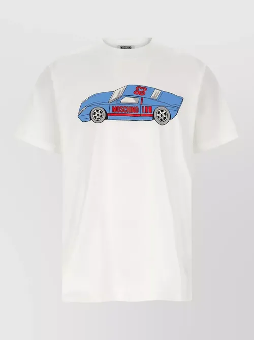 Moschino - crew neck t shirt graphic print