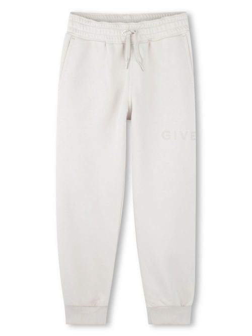 Logo-print track pants - Neutrals