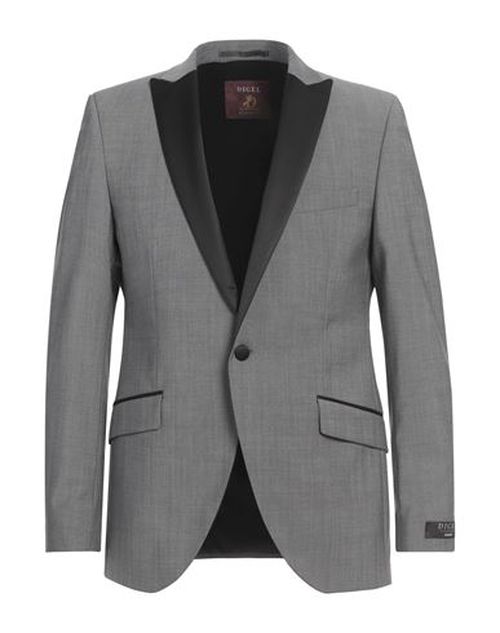 Man Blazer Grey Size 40 Virgin Wool, Mohair wool, Elastane