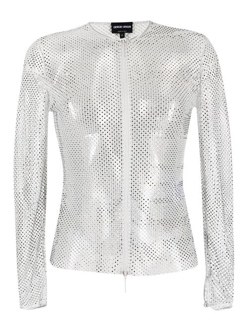 Jersey cardigan