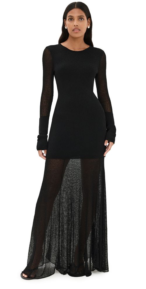 Anita Knit Dress in Sheer