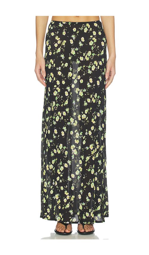 AFRM Ansley Skirt in Citrus Ditsy. 1X also in L, M, S, XL, XS
