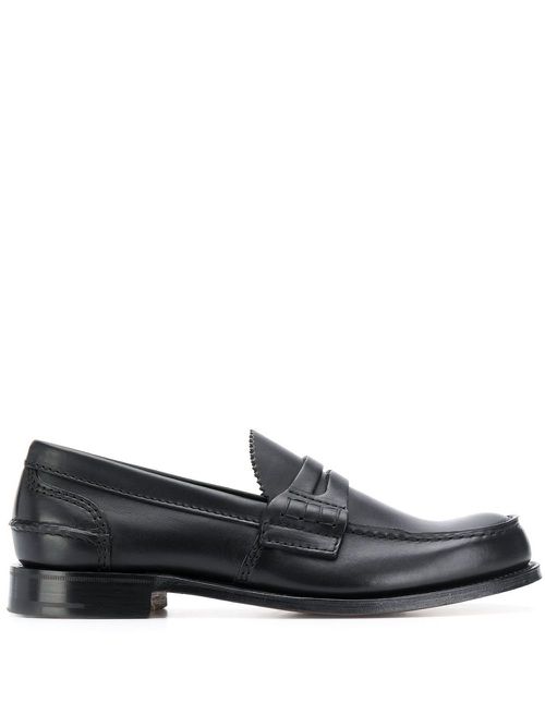 Pembrey leather loafers - Black