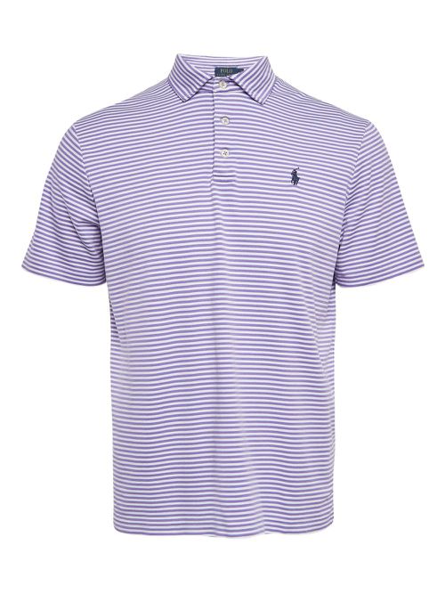 Striped polo shirt - Purple