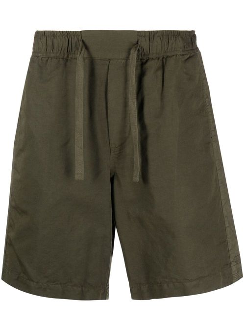 Plain above-knee deck shorts - Green