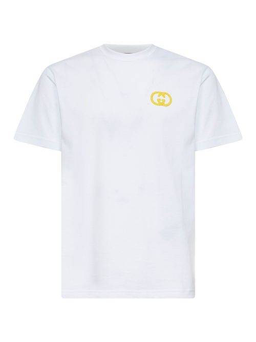 Logo-Embroidered Cotton Jersey T-Shirt — White