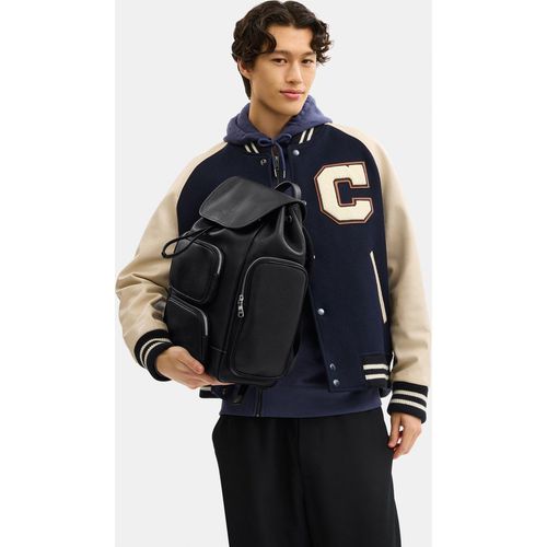 black coach mens backpack Men's Ridgewood Backpack, Black, One Size : Clothing, Shoes & Jewelry it features two zip compartments with space for a 15 Mens Bags Mens Coach Leather