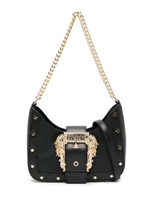 Baroque buckle shoulder bag - Black
