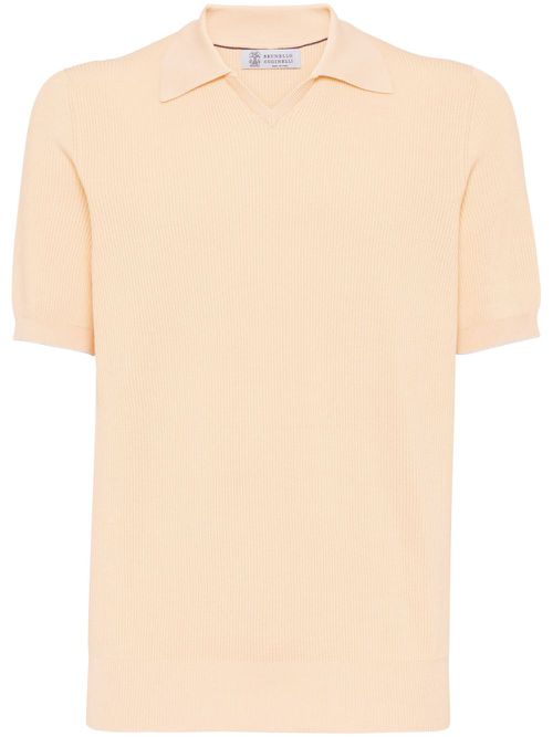 Knitted polo shirt - Neutrals
